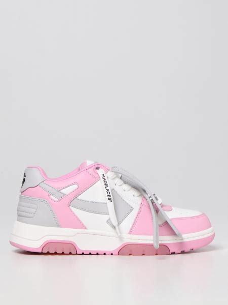 scarpe off white donna rosa